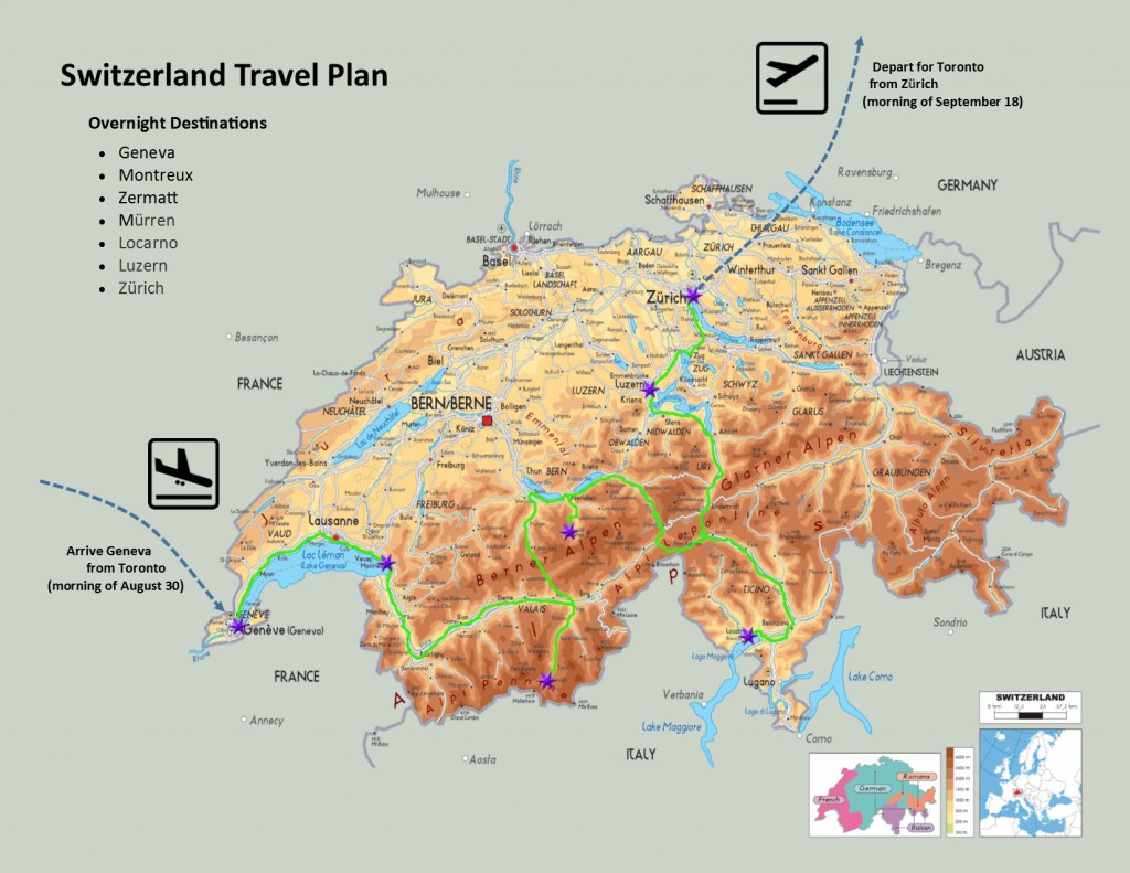 Switzerland Travel Plan